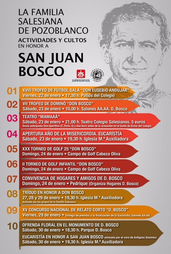 CoframarguraPZB's tweet photo. Hoy comienzan actividades en honor a San Juan Bosco. Gracias @ElQuincenal por hacerse eco de nuestras actividades!! https://t.co/fMzV7d8Vfg