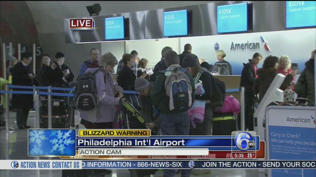 Travelers scramble to beat the snowstorm-6abc.cm/1lBHGMh
