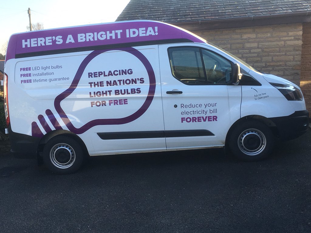 microtutor's tweet image. Picked up one of the new company vans. Should provoke some comments around town!