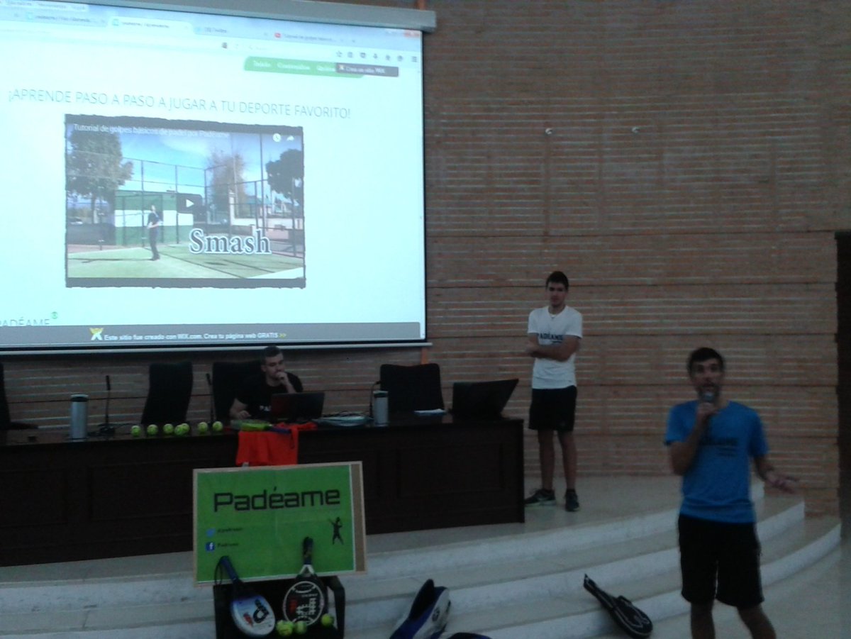 amandacperez's tweet photo. #CYGEI @padeame incluye videotutoriales y ponen en contacto a jugadores de pádel en su medio https://t.co/JBuTDxiQse
