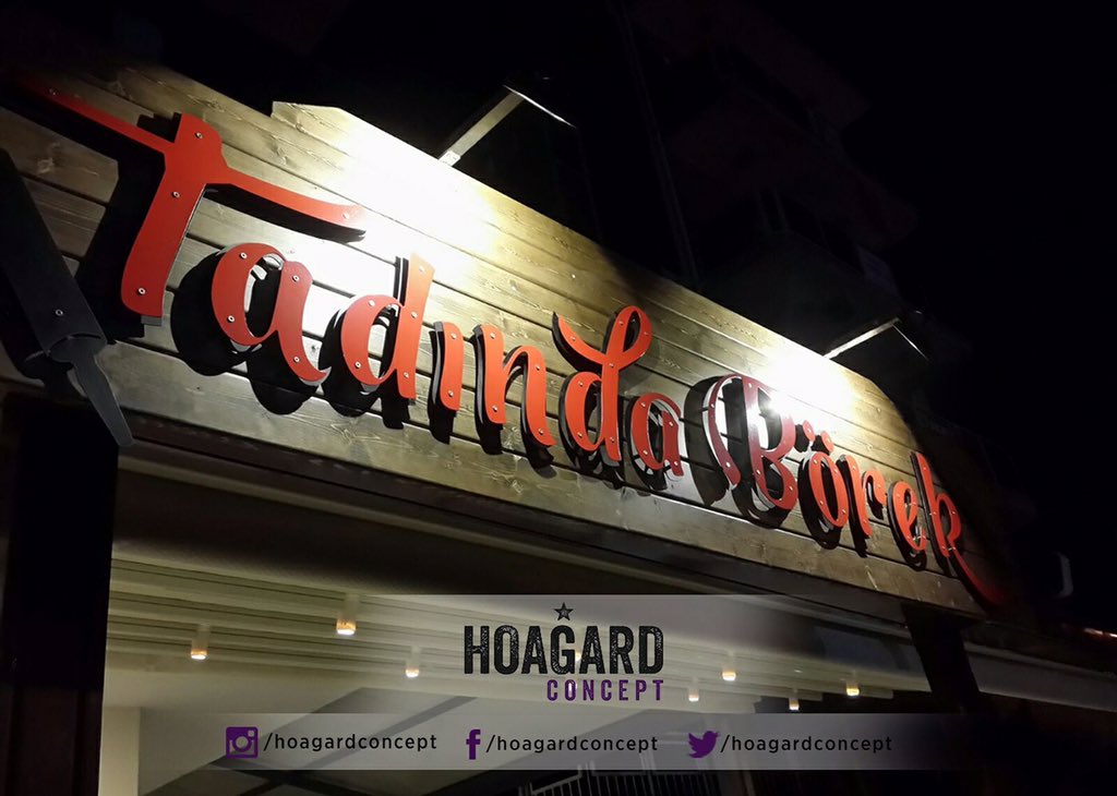 Tadında börek tabela çalışmamız #denizli