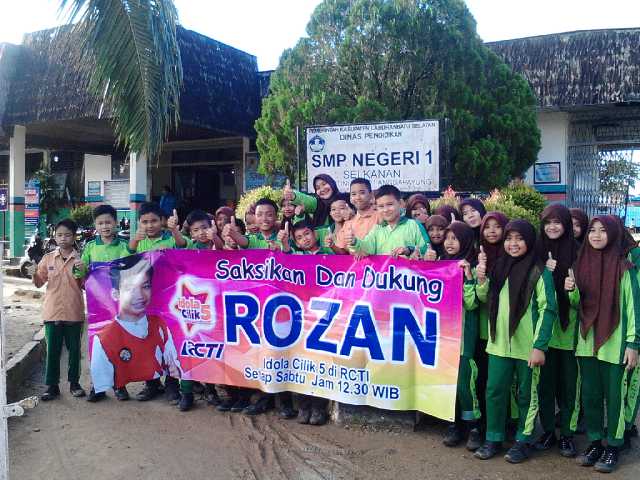 Fans Rozan dari Labuhan batu selatan Sumut