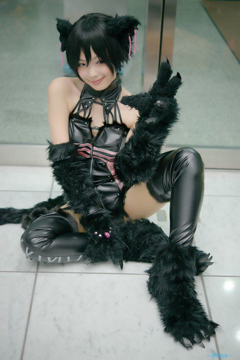Oztenga's tweet photo. Adorable cat costume! #cats #CatsOfTwitter #caturday #cosplay #cosplayphotography #cosplaywip #felinefriday https://t.co/45evy8wGhc