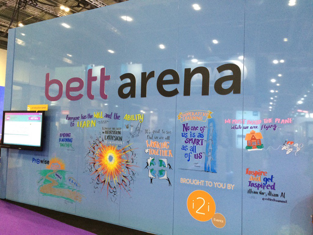 creativeconnec's tweet photo. Thanks for having us @Bett_show !! It's been wonderful, as always!! #visualminutes #visualminuting #bett2016 https://t.co/CfdX4rsQHY