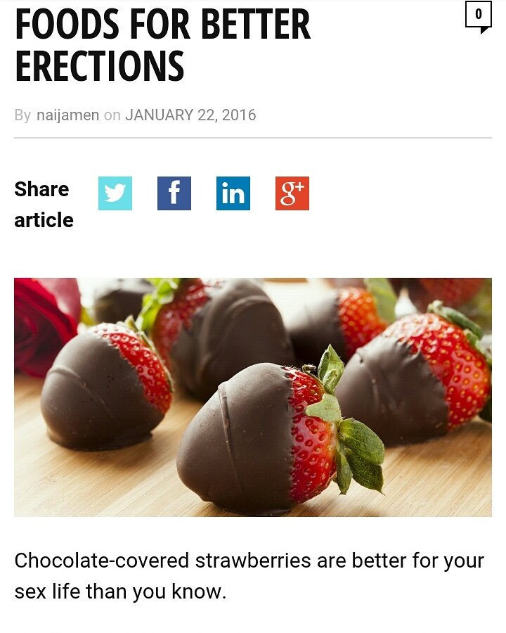 naijamen's tweet photo. #naijamen #fitness : Foods for better erection. Get hard naturally at https://t.co/B107PM8Fkp #lagos #nigeria #sex https://t.co/sRgHorIl3X