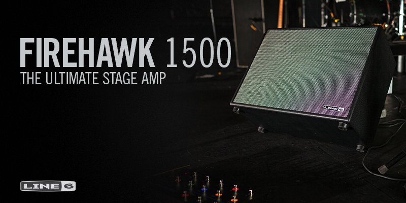 Line6's tweet photo. The ultimate stage amp for guitarists who want great live tone. #Firehawk1500 at #NAMM2016 https://t.co/jlHNEaxzir https://t.co/02USYNLATi