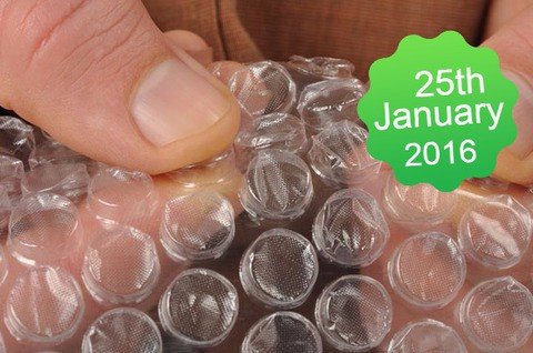 It's Bubble Wrap Appreciation Day on Monday (25th Jan)... Keep an eye out for our popping tweets!