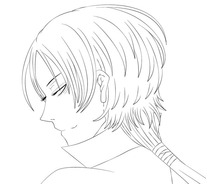 描いたこと無い子を描いております。 