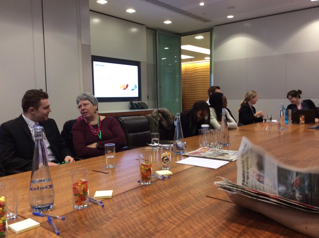 Having a great time at <a href="/Deloitte/">Deloitte</a> with our apprentices and volunteers #employment