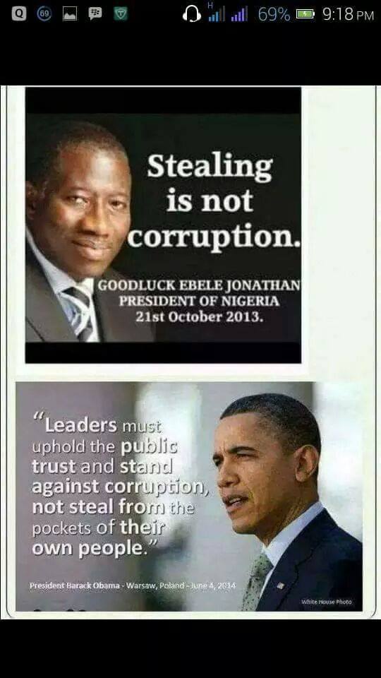 All one needs to know about corruption right here #Afropolitanvibes