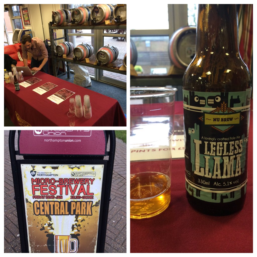 UN_OVC's tweet image. Craft Beer Festival Park Campus @northamptonSU @UniNorthants #CraftBeer #LeglessLama #PigsDoFly