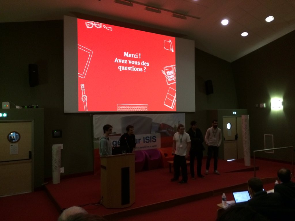 ChallengeIT_81's tweet photo. Merci à la #TeamFramboise pour leur présentation portant sur la sécurité des enfants ! #ChallengeESante https://t.co/4BElqTmNV2