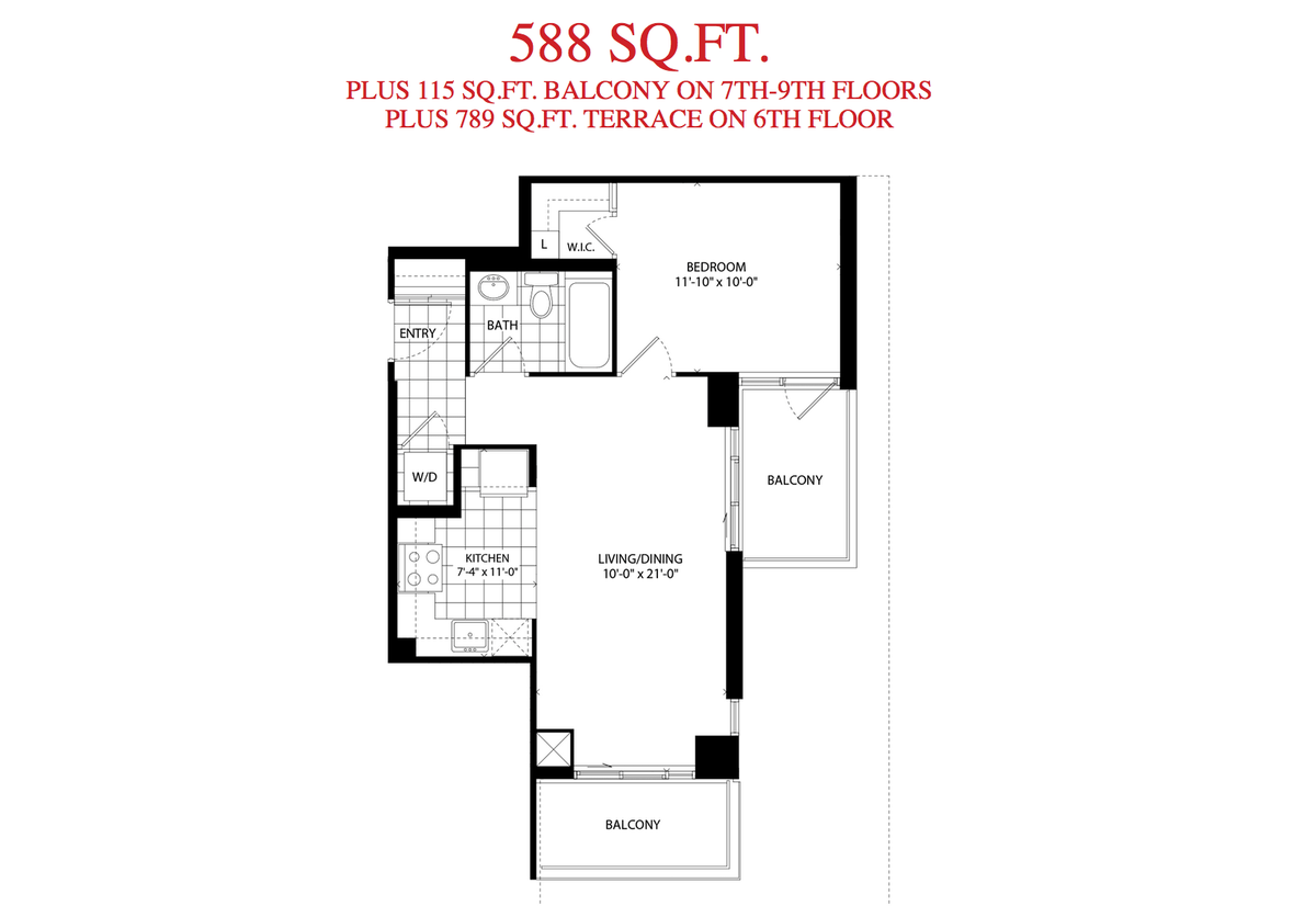 BarringtonCondo's tweet photo. A walk-in closet and 2 balconies are just some of the features in this 588 sf #1bdrm suite: https://t.co/GLjacSrbgM https://t.co/cdF2ZWBkbc