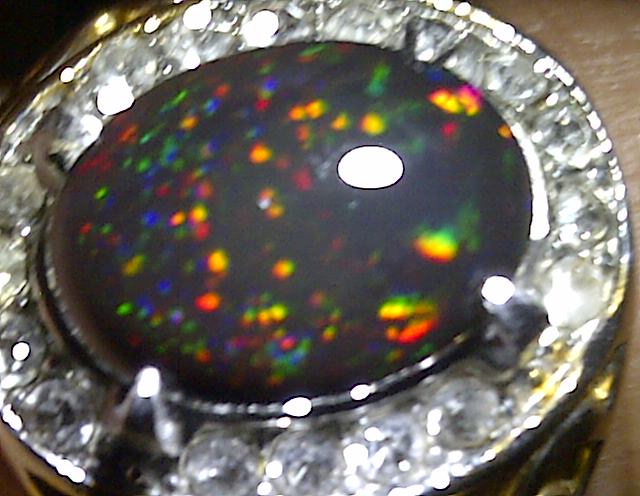 #kalimaya teh pekat, dark tea opal dim 13x9x6mm ring no 8, minat call or teks cek my bio juragan