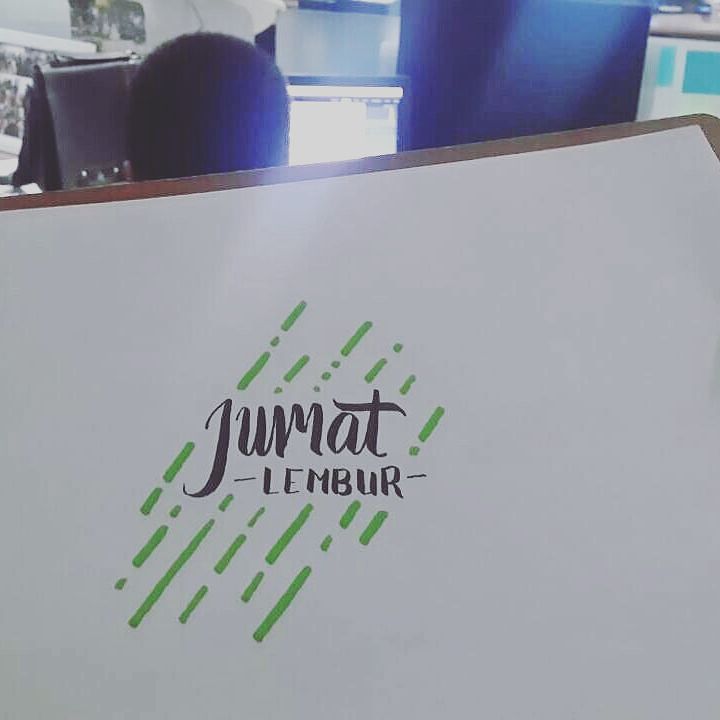 Druthersco's tweet image. By letteringku Tetap semangat buat yg masih dikantor

#Repost @iam.kadekferry
#letteringku #indonesialettering
・・・
…