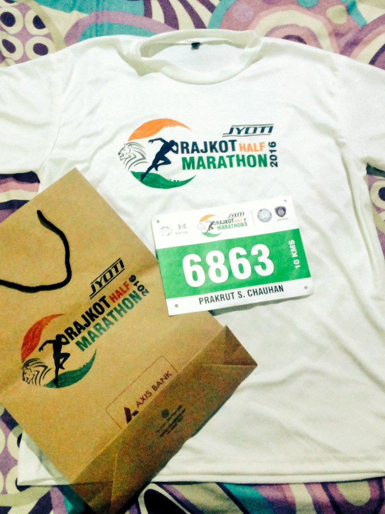 imprakrut's tweet image. @vnehra Excited for the Dream Run of Rajkot Half Marathon! #RunForRajkot