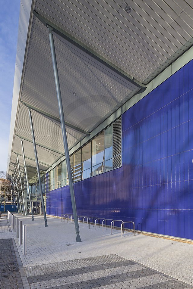Heston Leisure Centre with use of <a href="/TaylorMaxwellCo/">Taylor Maxwell</a>, <a href="/Kalzip_uk/">Kalzip</a>, @eurocladuk materials