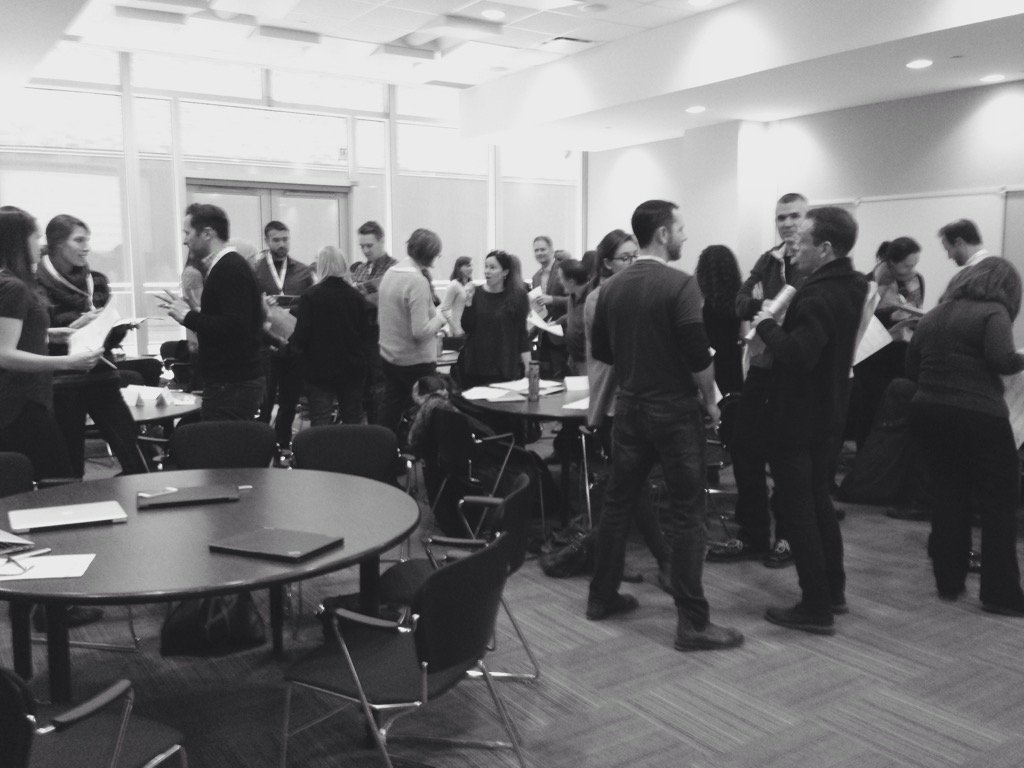 JanCampbell27's tweet photo. Cohort21 -3rd F2F- mixing with C21 bingo at the MaRS innovation centre@CISOntario https://t.co/w7tMlAZDk8