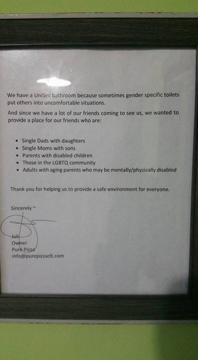 HULEMS's tweet photo. La nota inclusiva de un restaurante que ha revolucionado las redes https://t.co/kD1olbaSv4 https://t.co/qiBFhsKyYp