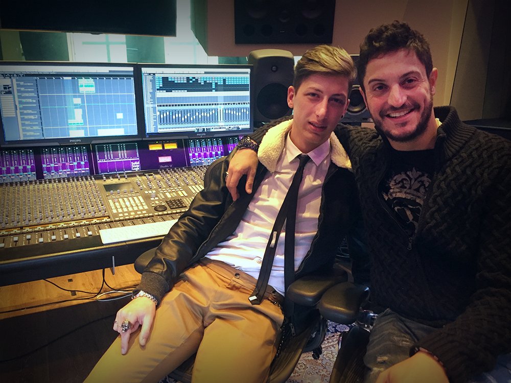 artandmusicrec's tweet photo. Who's there? @drshiver and @MarcTyp in our #ControlRoomA. Something big is coming! #leavetheworldbehind #collab https://t.co/ilvQLMjI1W