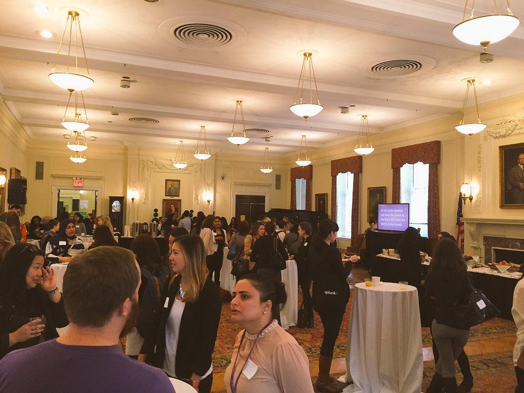 LukeMJonesy's tweet photo. Seats are filling up at #WiTNY awesome work @custuart ! #greatturnout https://t.co/xge58KJG4B