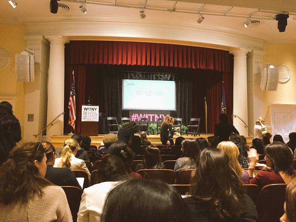 LukeMJonesy's tweet photo. Seats are filling up at #WiTNY awesome work @custuart ! #greatturnout https://t.co/xge58KJG4B