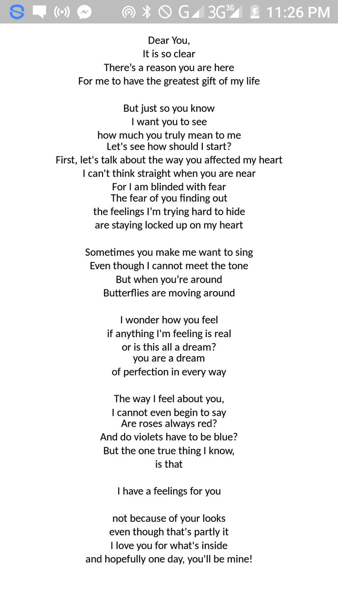 jepoy730's tweet photo. Poem anyone?
#BMLHeIsTheOne https://t.co/3GHdEHXmAE