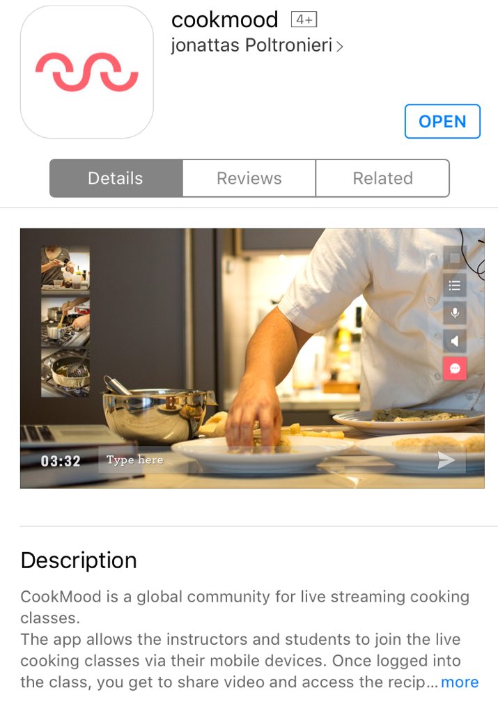 cookmood_ny's tweet photo. Now you can watch, participate or teach a CookMood live class using your iPhone! Get the app and let's cook together https://t.co/H3JEPM1tZV