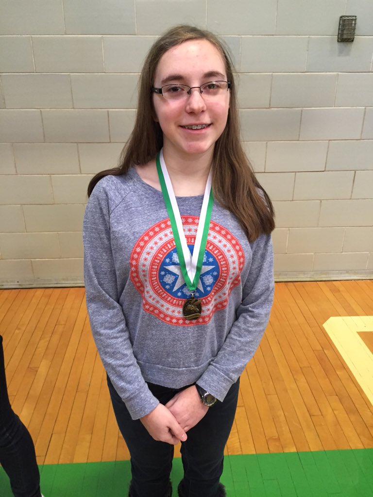 ofmsnews's tweet photo. After 20 rounds, Savannah Carmicheal is named the OFMS Spelling Bee Champion! #2yearsinarow #positivehappenshere https://t.co/x2ur8Lh4LW