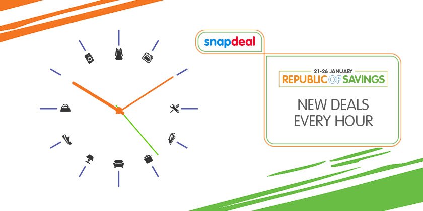snapdeal's tweet image. A weekend full of surprises! Every hour get new deals! Visit: bit.ly/ROS_SD #SnapdealRepublicOfSavings