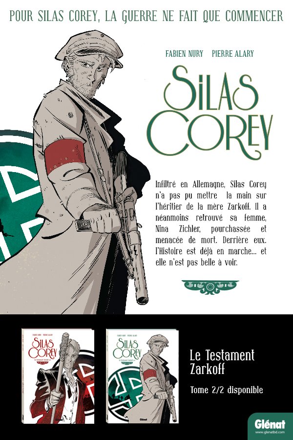 pifpafpoummagbd's tweet photo. Sortie du nv #SILASCOREY @GlenatBD Fin du dyptique sombre. Belle série vue dans PPP: https://t.co/1LyD8oacXn https://t.co/N5H2lokhJz