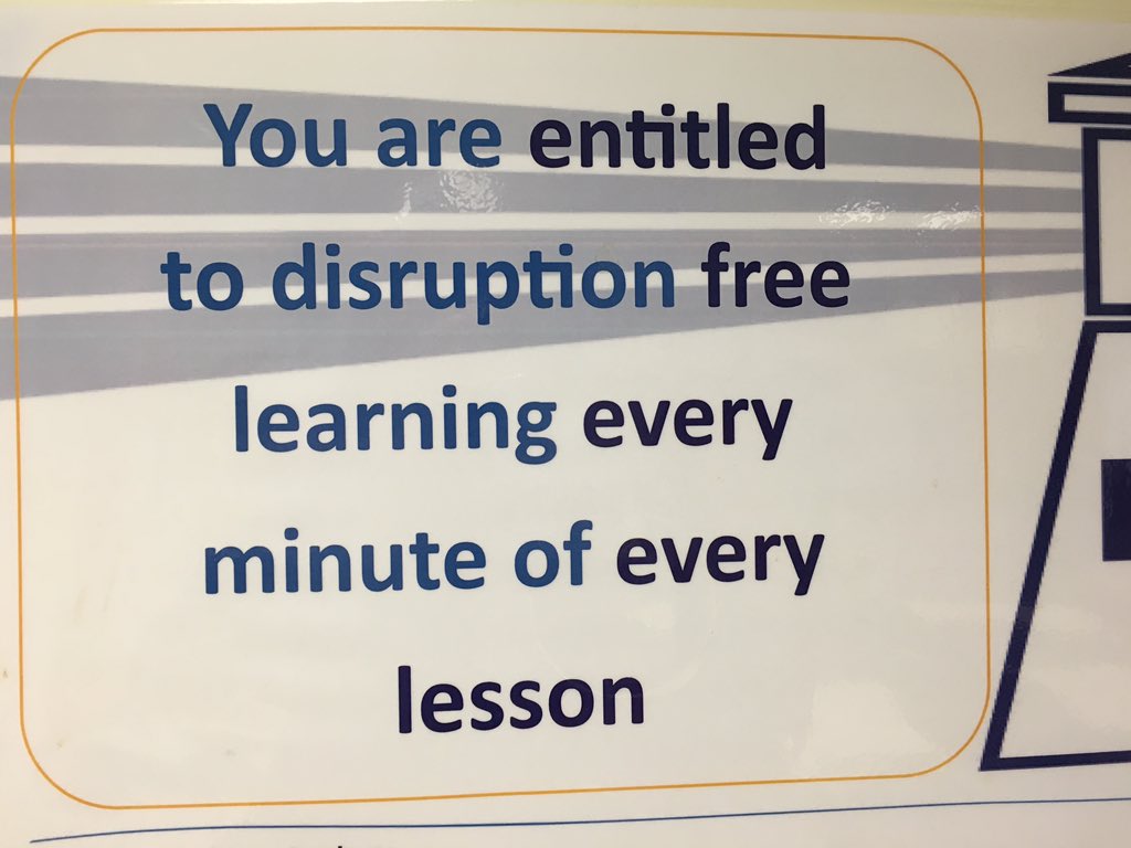 Love this classroom poster I saw today.