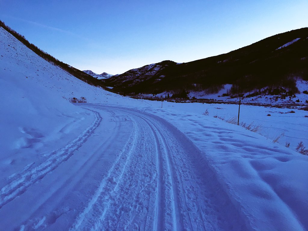 BrianBarker's tweet photo. Nordic for breakfast. #CrestedButte #CementCreek #TenBelowZero @cbnordic #cowx https://t.co/h4aAPSiUSb