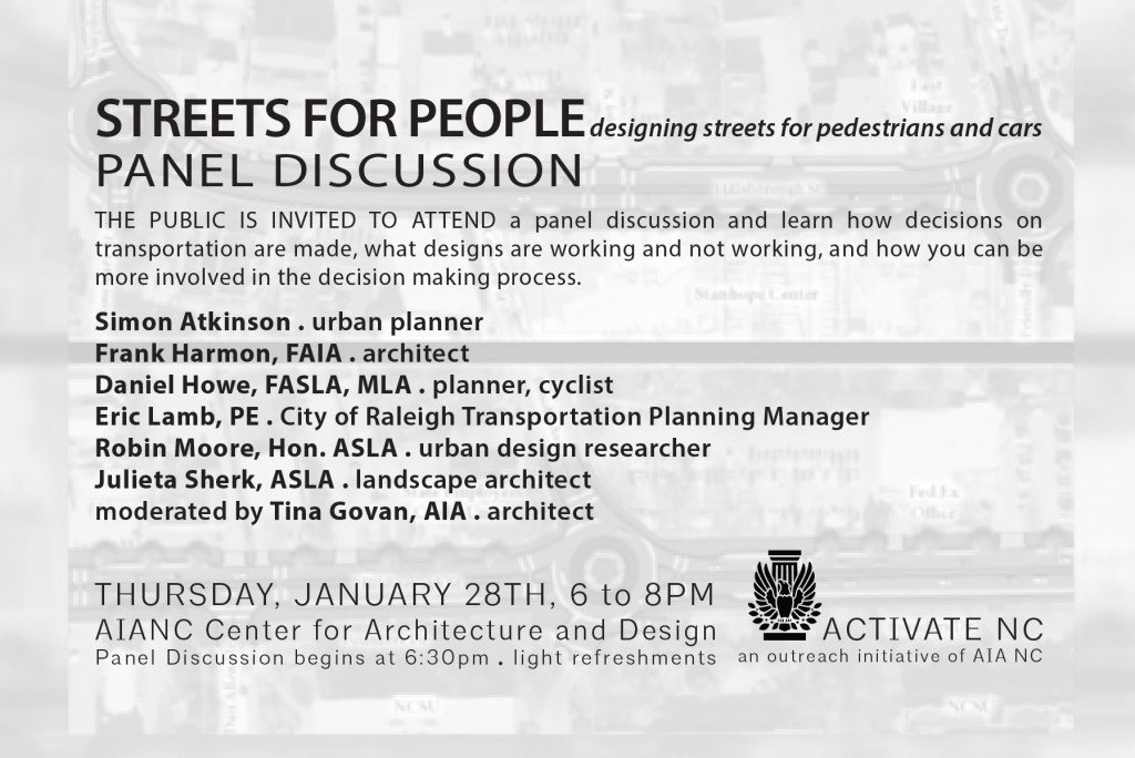 Streets for People Panel Discussion: Designing Streets for Pedestrians and Cars activate14.com/2016/01/22/str…