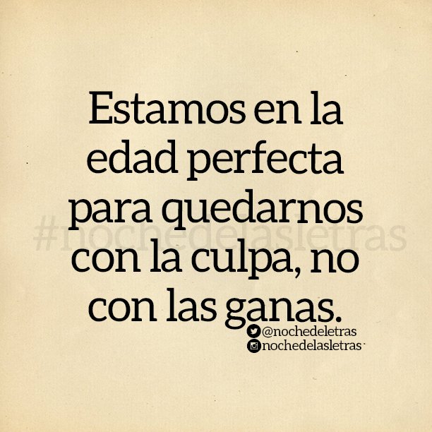 Noche de las Letras on Twitter: "Estamos en la edad 