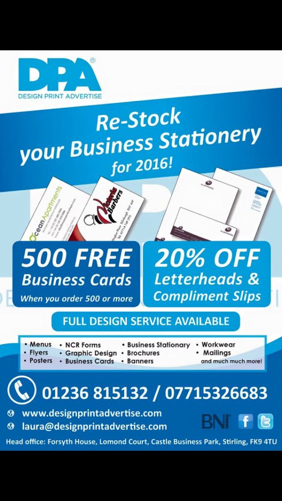 Happy Friday! Have a great weekend from the <a href="/DPAStirling/">DesignPrintAdvertise</a> team :)