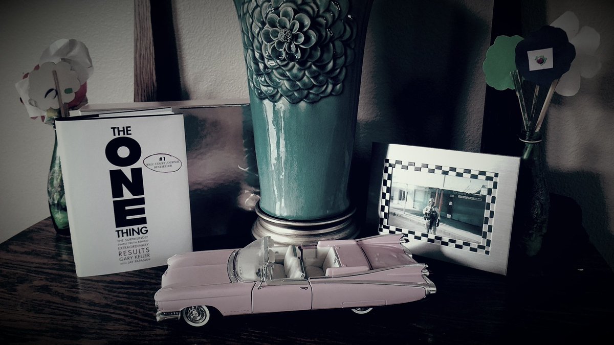 michealandteri's tweet photo. Finding #theonething to get into that Pink Cadillac!  @LeahLauchlan I can't put this book down! #mymklife  #nsd2b https://t.co/luWgYtXVrX