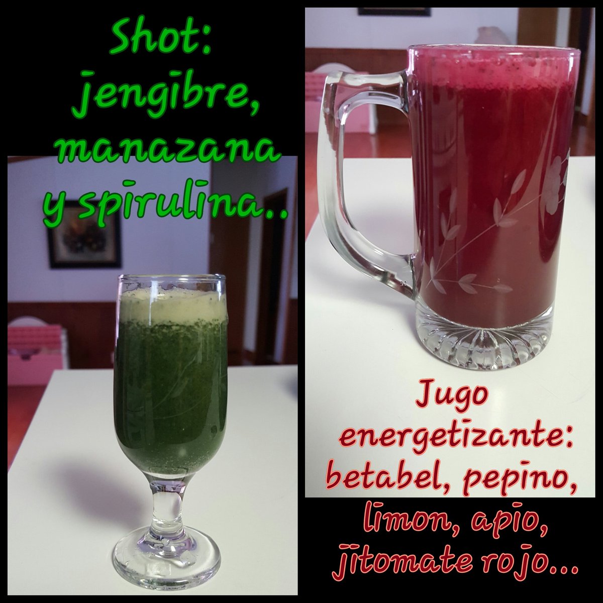 #BuenosDiasATodos #BuenosHabitos 
#ShotDeJengibre #JugoEnergetizante 
😉🍒🍉🍐🍍🍓🍇😚 #Bendiciones 🌷