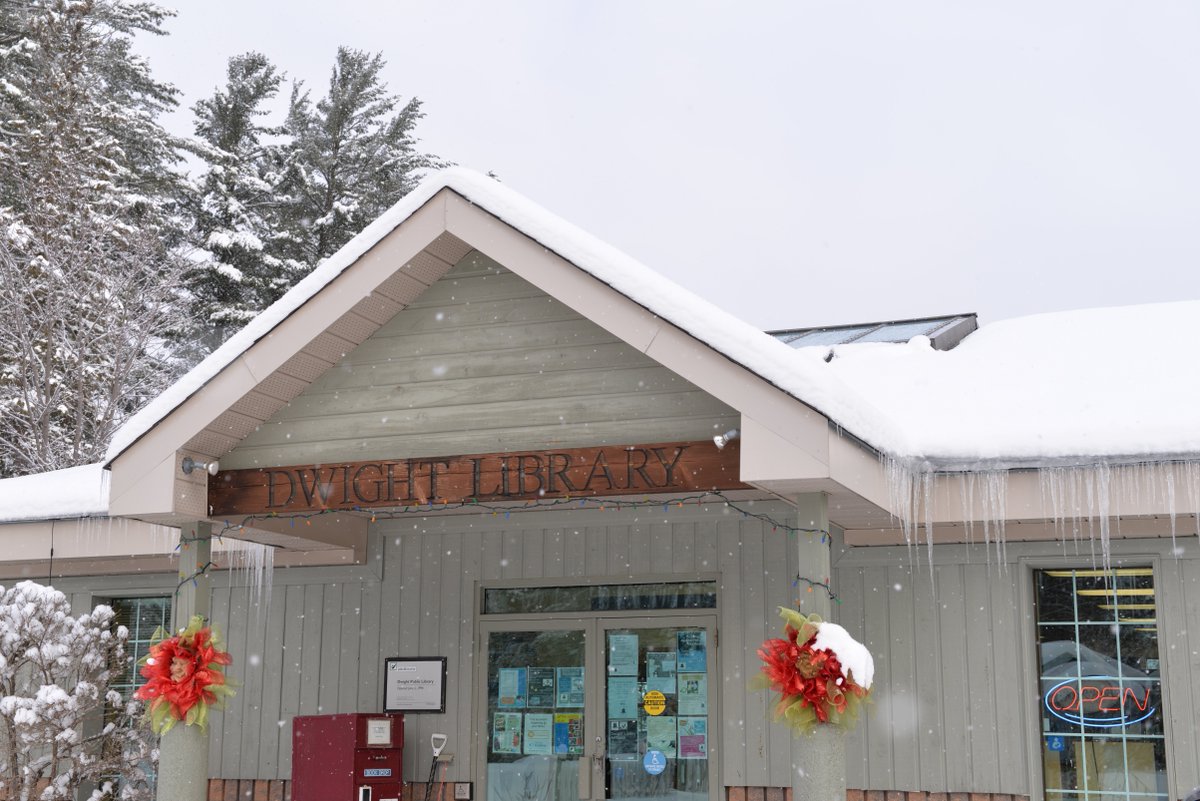 LakeofBaysTwp's tweet photo. The snow is falling in #lakeofbays... Come warm up inside the #DwightLibrary! #DwightON https://t.co/tG43Lrazhi