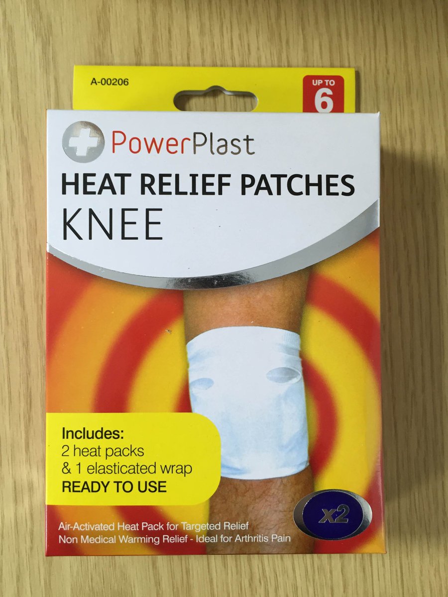 talkhealth's tweet photo. Follow + RT to #Win 1 of 10 Heat Relief knee patches ideal for #arthritis! #Competition ends at 10pm #FreebieFriday https://t.co/JyKiSeWn8p