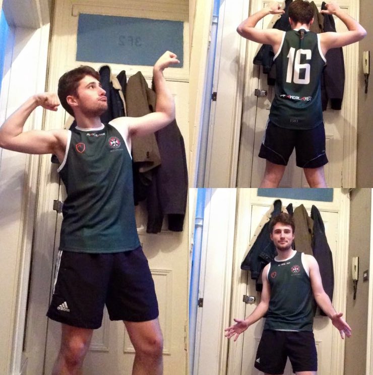 eumhc's tweet photo. Looks like someone's happy with their new EUMHC @PlayerLayer vest!
Thoughts @EUWHC? On a scale of one to sexy... https://t.co/NHC8V3bDmv