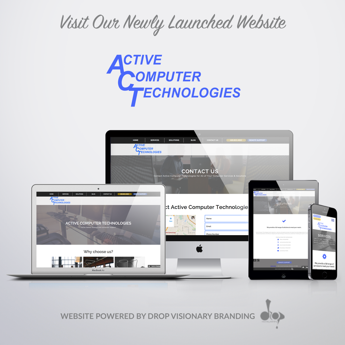 DropVB's tweet image. We are excited to announce the launch of a new #website #branding #webdesign #weloveourclients