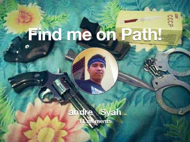 andre_espass's tweet photo. Find me on #Path now! Go to: https://t.co/kzrHqTyPVC! #thepersonalnetwork https://t.co/XZ4Muptn9G