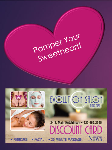 HutchHub1's tweet photo. Pamper your sweetheart this Valentine's Day with the Evolution Salon and Spa card! https://t.co/idhncMtFao https://t.co/IJWtO7o837