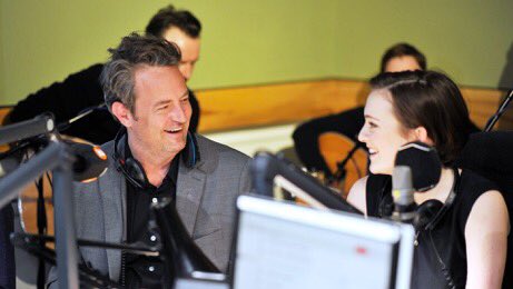 MatthewPerry's tweet photo. Great time on @ChrisEvans Breakfast Show @BBCRadio2 with James Nesbitt, @Charitchie &amp; @Guy_Garvey @EndOfLonging https://t.co/LIYvXTSR74
