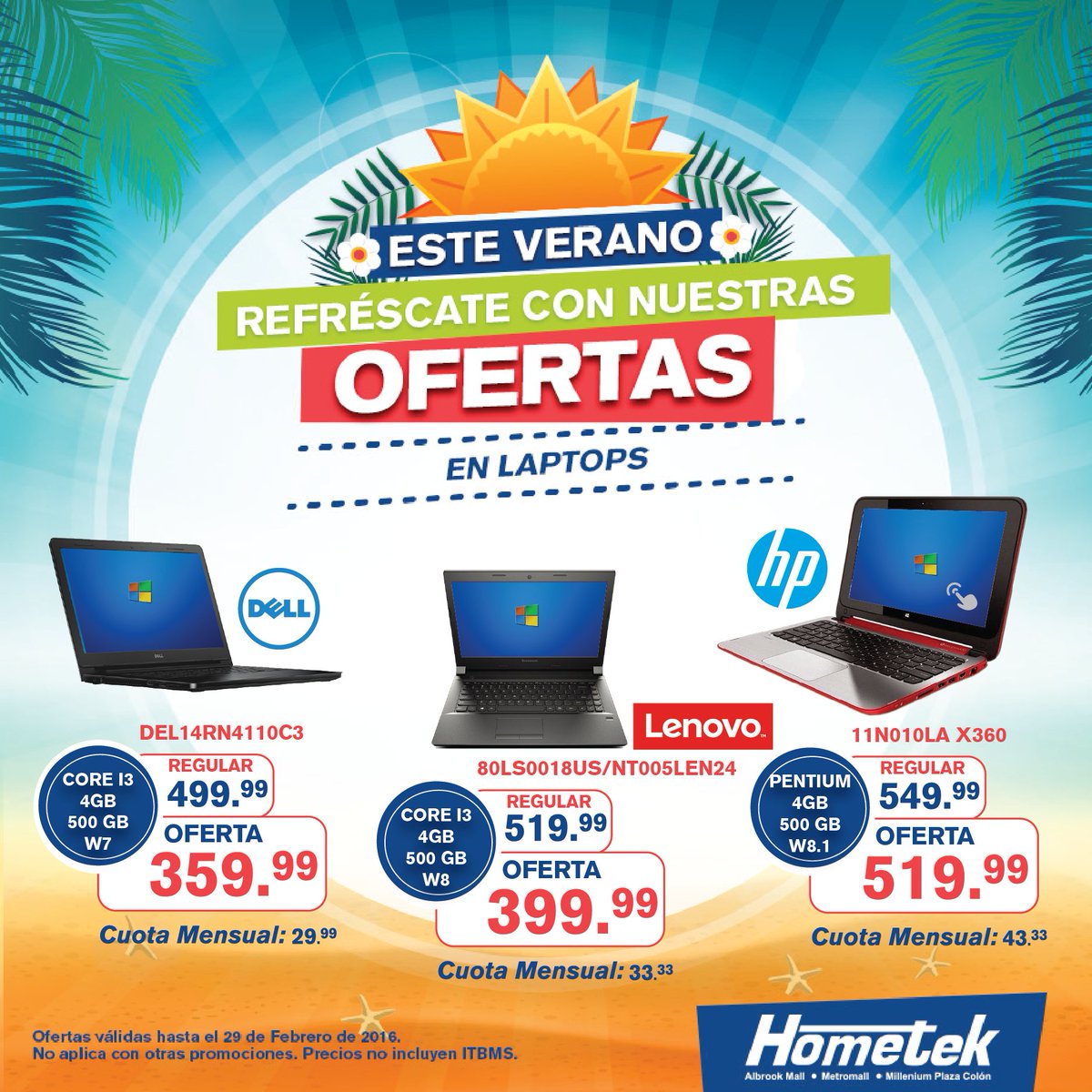 HometekPanama's tweet photo. Llévate las mejores laptops de las marcas más reconocidas. ¡No te pierdas nuestras increíbles OFERTAS en Tecnología! https://t.co/oVrC8kZJ5q