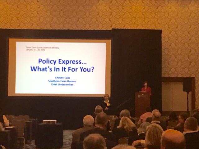 SuperiorMM's tweet photo. Christy Cain, Chief Underwriter, and ExamOne representative Carla Wiseman presenting Policy Express together. https://t.co/dMtrnlpYC8