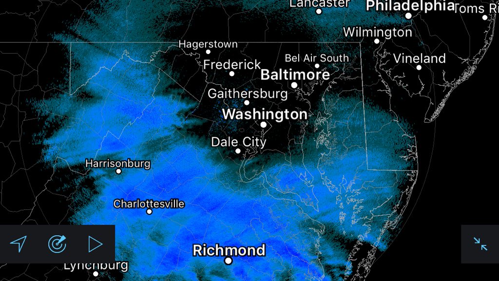 Capital Weather Gang on Twitter "Snow is arriving in the DC region