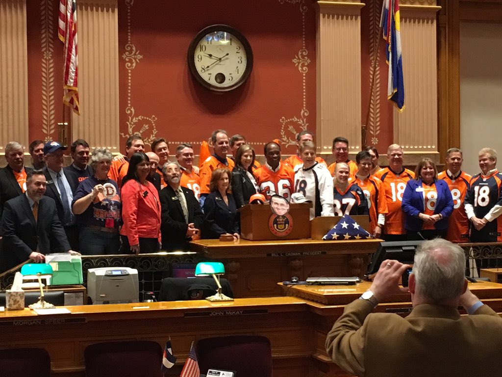 No matter the Party, we all love the <a href="/Broncos/">Denver Broncos</a>! 😊🏈 #GoBroncos #UnitedInOrange #copolitics #coleg