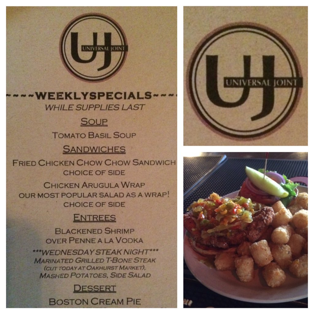 U-Joint food specials to chase those snow flurry blues away! #snowmygoodness2